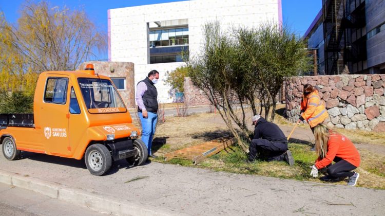 Terrazas del Portezuelo: realizan mejoras en las infraestructuras públicas