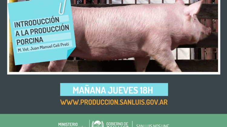 Llega la segunda charla virtual del ciclo de capacitaciones de producción agropecuaria