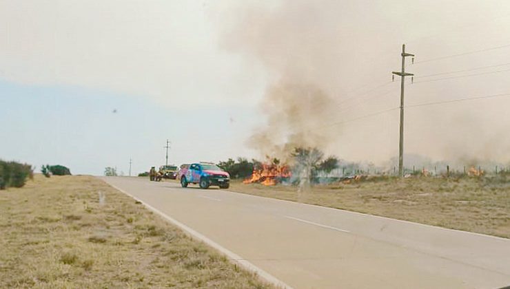 Incendios afectaron el trazado de fibra óptica