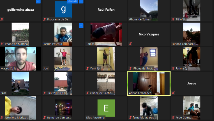 Las selecciones provinciales continúan su entrenamiento desde casa