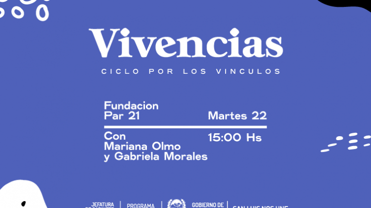 El ciclo “Vivencias” invita a otro encuentro virtual este martes