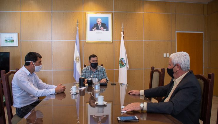 El ministro de Producción se reunió con autoridades de la Cámara de Comercio de San Luis