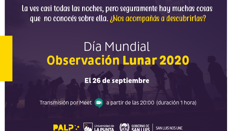 EL PALP se une al Día Mundial de la Observación Lunar