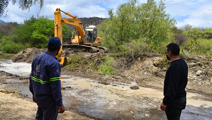 San Luis Agua comenzó con la refuncionalización del antiguo canal de Nogolí