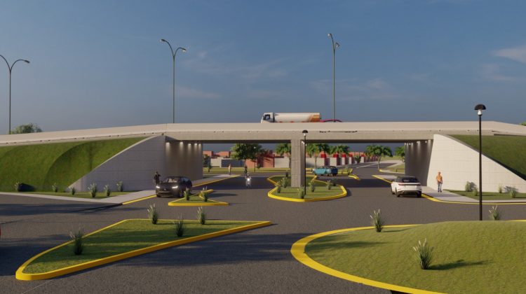 Para seguridad vehicular y del peatón: la circunvalación de la ciudad capital incluye nuevos puentes y pasarelas