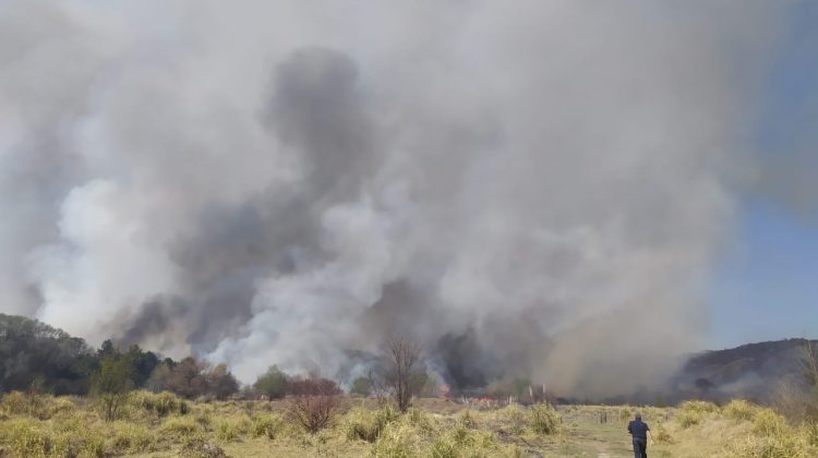 Sigue activo el incendio en Los Puquios y mantienen controlado otros dos