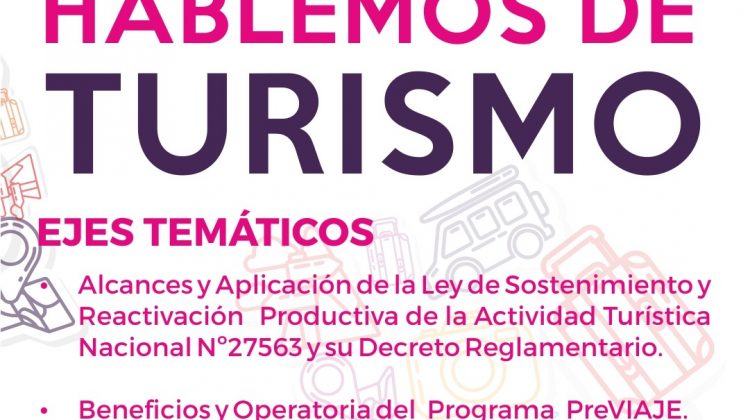 Este lunes se realiza el segundo foro virtual “Hablemos de turismo”