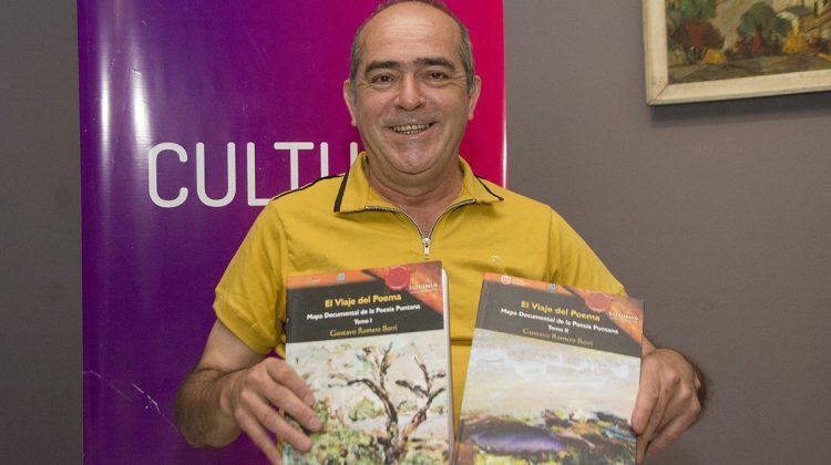 Romero Borri presentará el “Mapa documental de la poesía puntana”