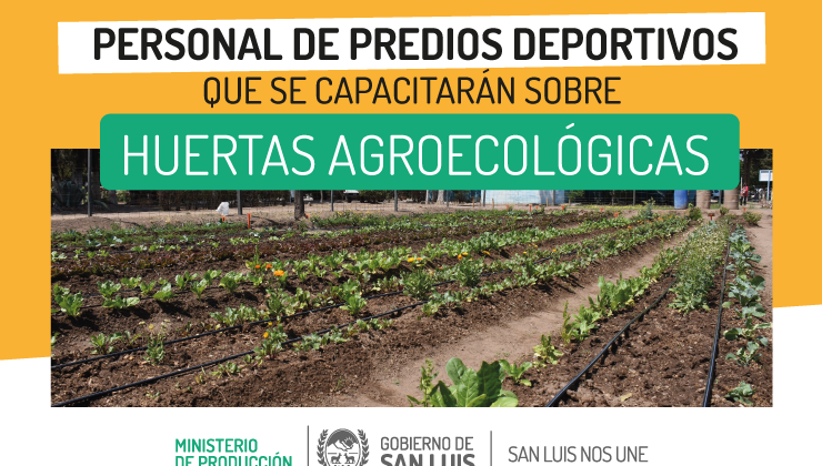 El Ministerio de Producción capacita a personal de predios deportivos en agroecología