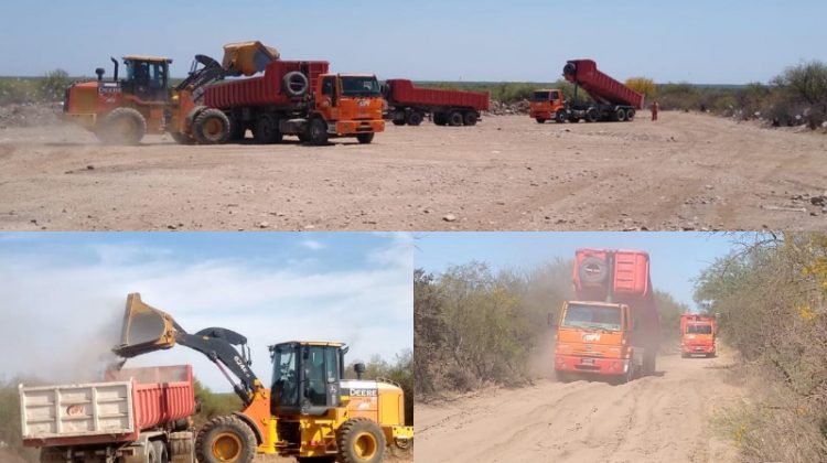 Vialidad provincial trabaja en los parajes del departamento Ayacucho