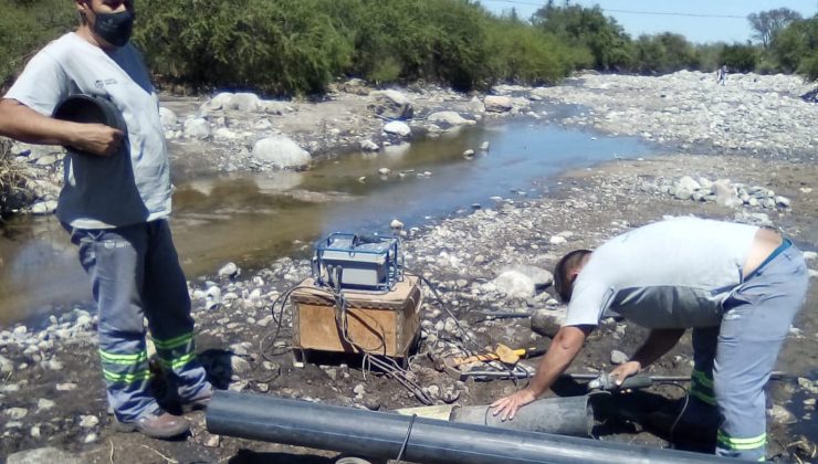 San Luis Agua reparó dos sistemas de agua cruda que sufrieron inconvenientes por las crecidas