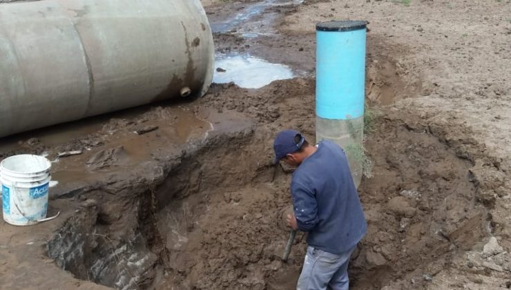 San Luis Agua realizó dos importantes intervenciones en los acueductos La Florida – Los Puquios y del Oeste