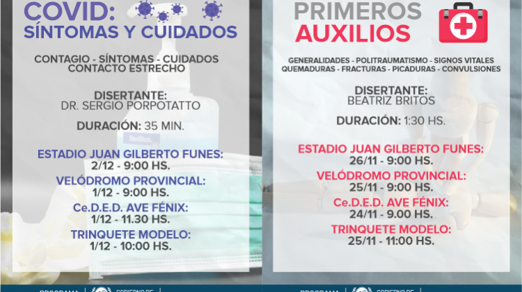 Continúan las capacitaciones para el personal de los predios deportivos administrados por la Provincia