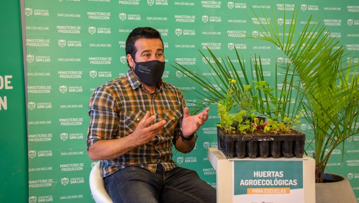 El Ministerio de Producción capacitó en agroecología a escuelas generativas de Villa Mercedes