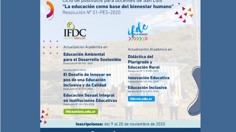 A una semana de su lanzamiento, los seis postítulos docentes ya alcanzan los dos mil inscriptos