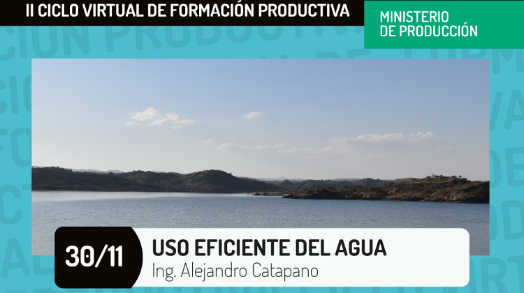 Este lunes se dictará una nueva charla virtual de la segunda edición del Ciclo de Formación Productiva