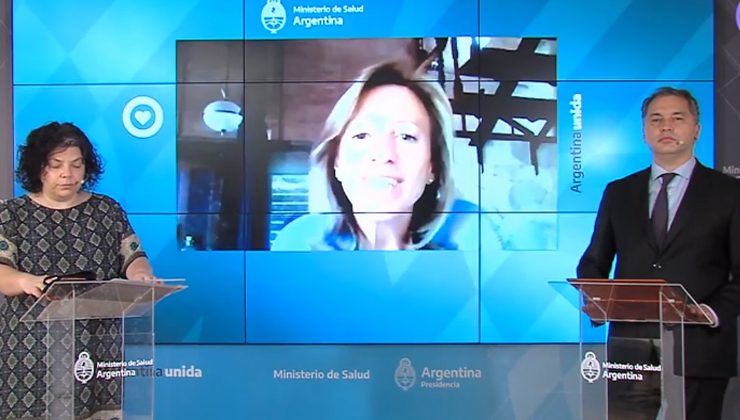 La ministra de Salud de San Luis participó del reporte de Nación