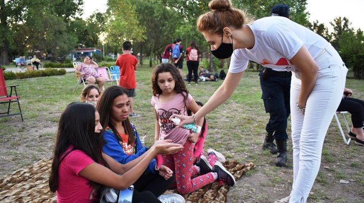 La campaña Turismo Seguro acompañó a los visitantes en diferentes espacios durante este fin de semana