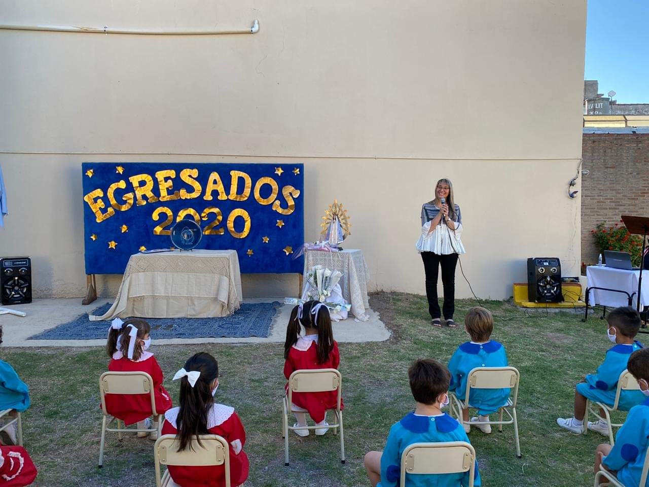 Acto de colación en el Colegio "San Luis Rey".