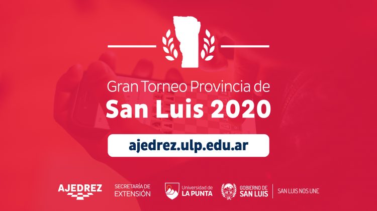 Este sábado se disputa el Gran Torneo “Provincia de San Luis 2020” de ajedrez