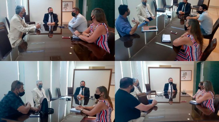 Los intendentes de Villa Larca, Cortaderas, El Trapiche y La Toma se reunieron con autoridades provinciales para dialogar sobre las fiestas no autorizadas que se realizaron en sus municipios