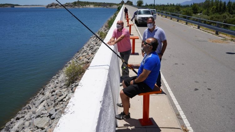 Realizaron intervenciones en el dique Las Palmeras