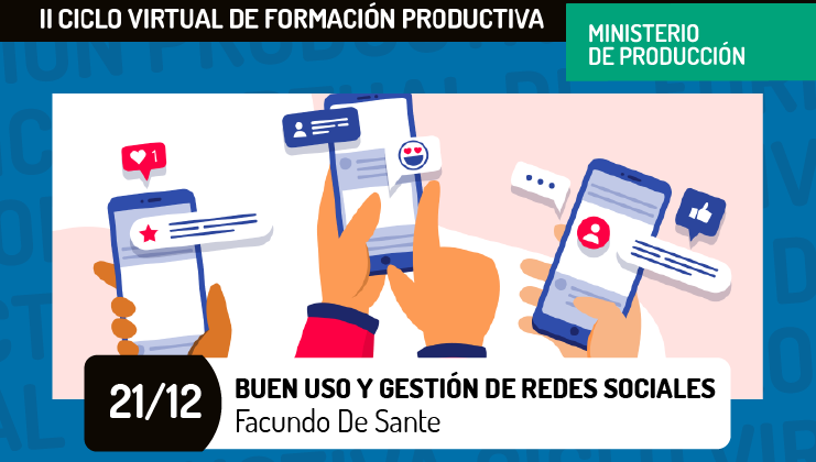 Este lunes llega la última charla de la II Edición del Ciclo de Formación Productiva