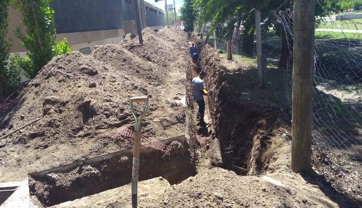 Realizaron obras hídricas en la Casa de la Música