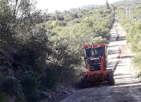 Vialidad Provincial realiza trabajos desde el sur de Merlo hasta Carpintería