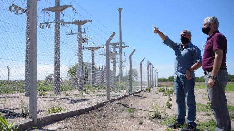 Una obra energética asegurará la provisión eléctrica a La Toma y Juan Llerena