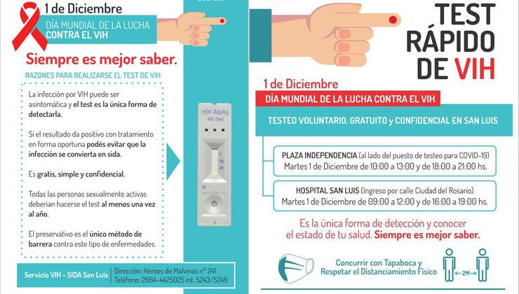 Realizan actividades por el Día Mundial de la lucha contra el SIDA