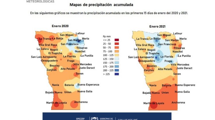 San Francisco y La Florida acumularon más de 225 milímetros durante los primeros 15 días de enero