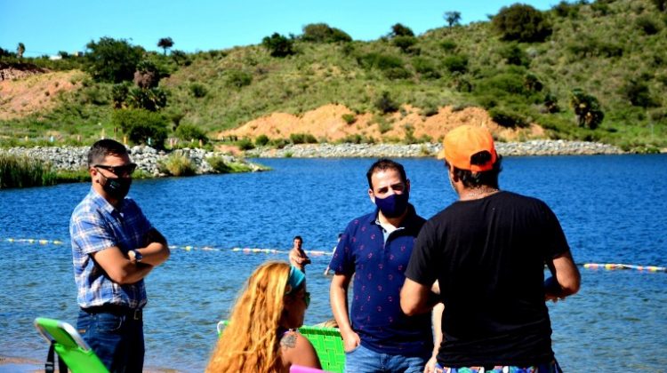 Construirán una nueva playa en el perilago del Piscu Yaco