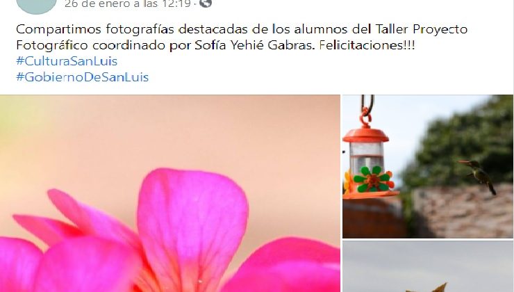 Exponen una muestra digital del Taller de Fotografía