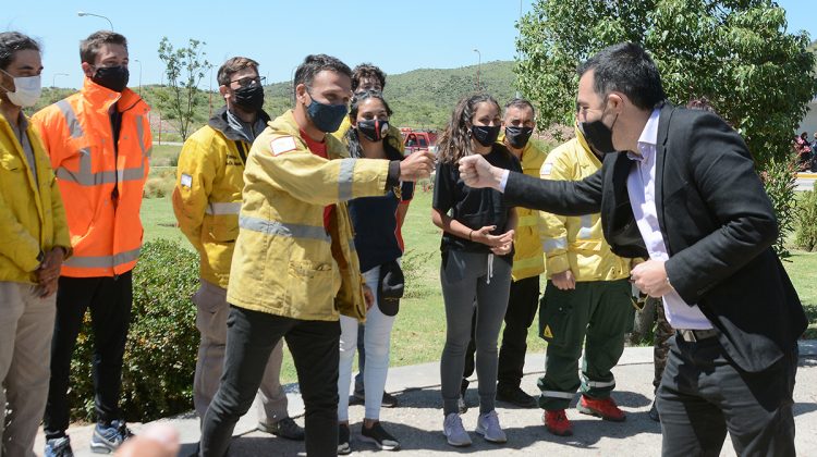 Solidaridad puntana: regresaron los brigadistas que ayudaron a combatir un incendio en El Bolsón