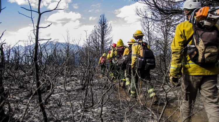 El Bolsón: los brigadistas puntanos finalizaron su labor en el incendio