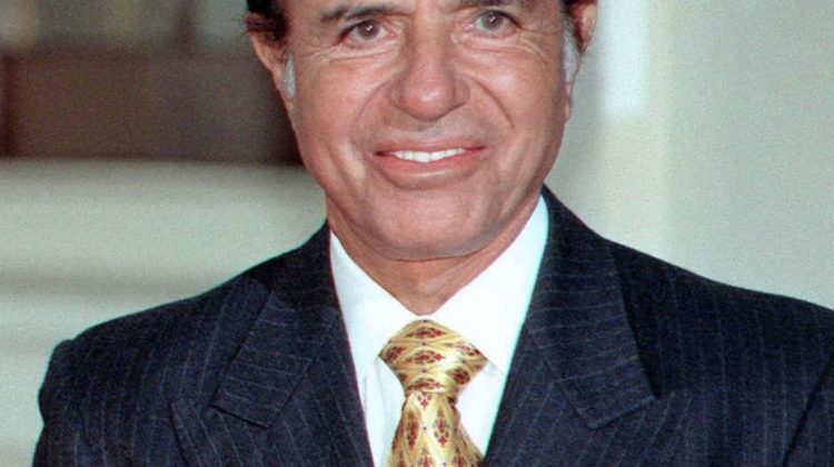 El gobernador expresó sus condolencias por el fallecimiento de Carlos Menem