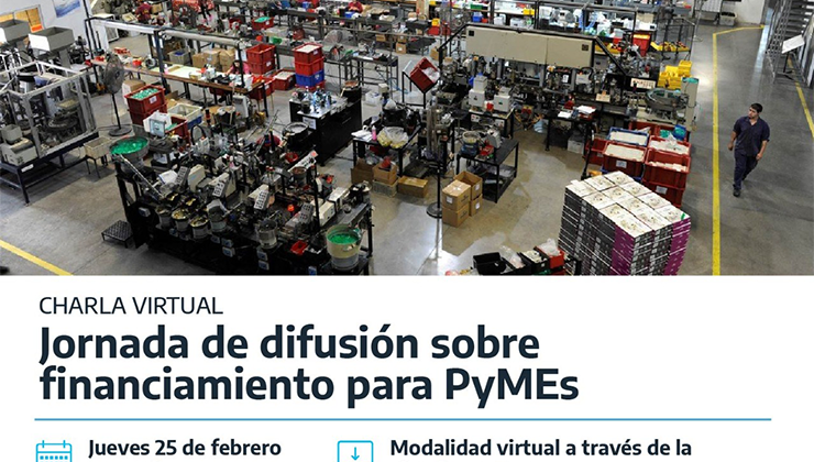 Realizarán una jornada de difusión sobre financiamiento para pymes