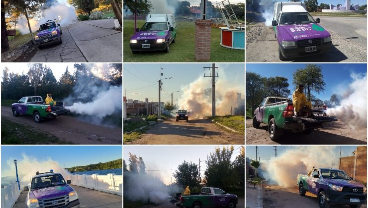 Prevención del dengue: continúan las fumigaciones en toda la provincia