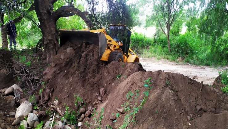 San Luis Agua trabaja en la intervención del canal Luján