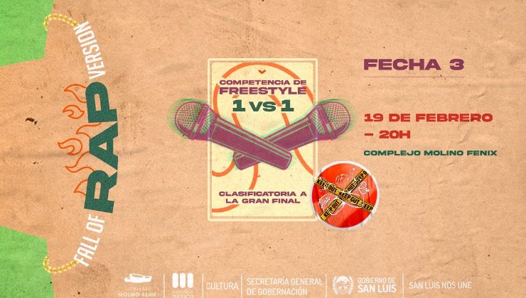 Se viene la 3ª fecha de la competencia “Fall of Rap” en el Molino Fénix