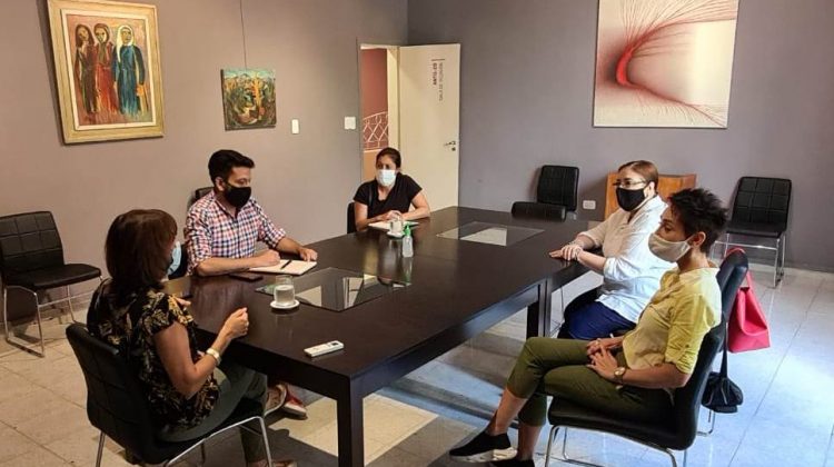 Rapisarda se reunió con artistas visuales de San Luis