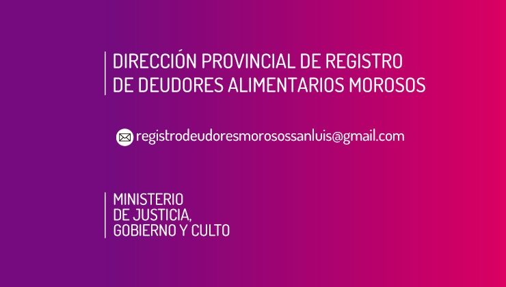 Modalidad de atención del Registro de Deudores Alimentarios Morosos