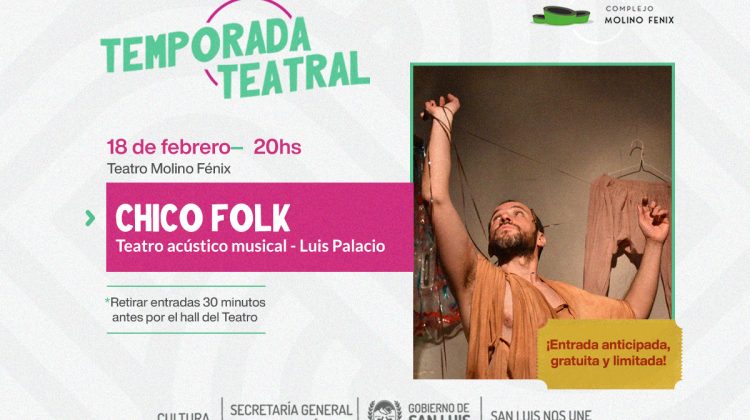 Este jueves, vuelve el teatro al Molino Fénix