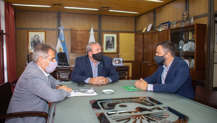 El ministro de Producción se reunió con el rector de la Universidad Nacional de San Luis