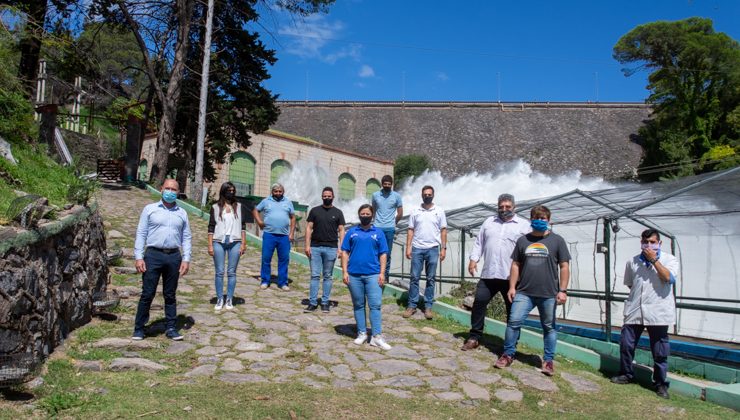 Funcionarios de San Luis Agua visitaron la Estación de Piscicultura de Embalse Río Tercero