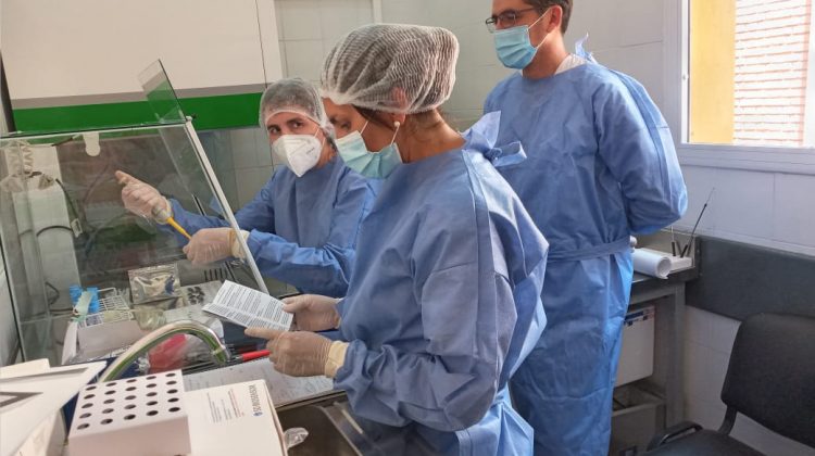 El laboratorio del hospital de San Francisco del Monte de Oro ya procesa muestras de COVID-19