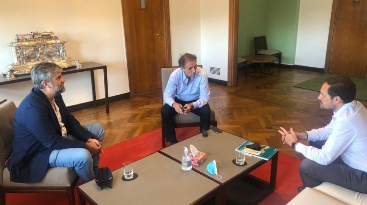Intensa agenda del ministro de Obras Públicas en Buenos Aires con funcionarios nacionales