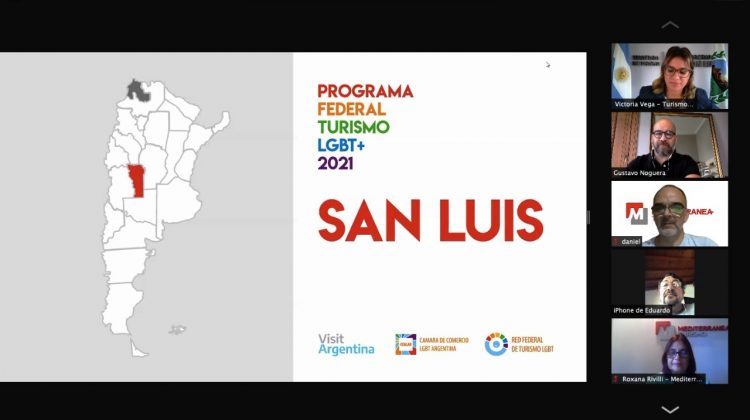 Realizaron un taller virtual del Programa Federal de Turismo  LGBTQ+