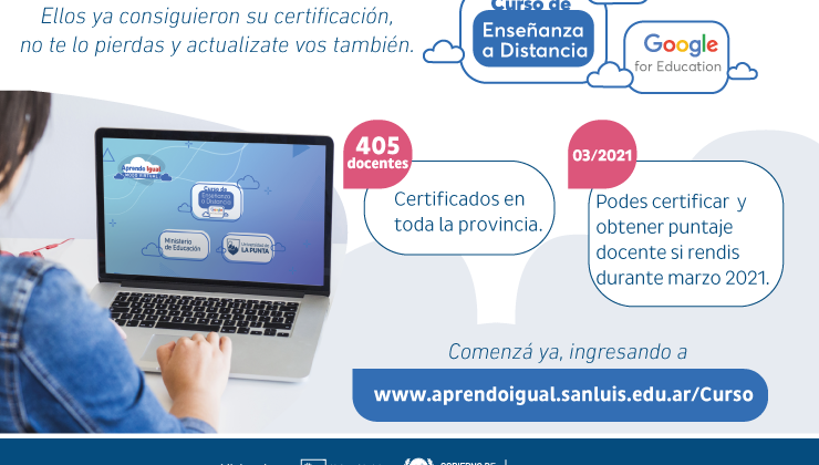 Más de 400 docentes ya tienen su certificación de Google